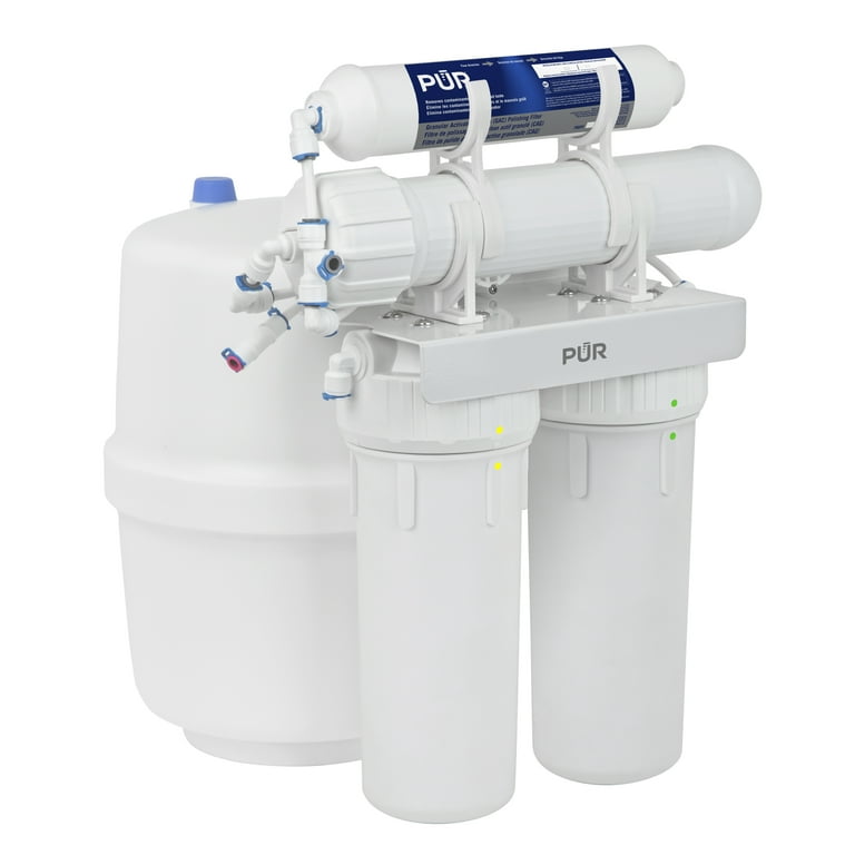 4-Stage Universal 23.3 GPD Reverse Osmosis Water Filtration System with Faucet 4-Stage Universal 23.3 GPD Reverse Osmosis Water Filtration System with Faucet