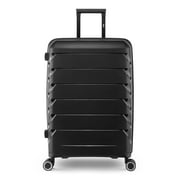 PUR by iFLY Hardside 26" Checked Luggage, Black