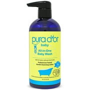 PURA D'OR All-in-One Baby Wash 16 Fl Oz