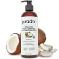 thumbnail image 1 of PURA D'OR Fractionated Coconut Oil (MCT) 16 Fl Oz, 1 of 7