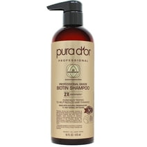 PURA D'OR Professional Grade Biotin Shampoo 16 Fl Oz