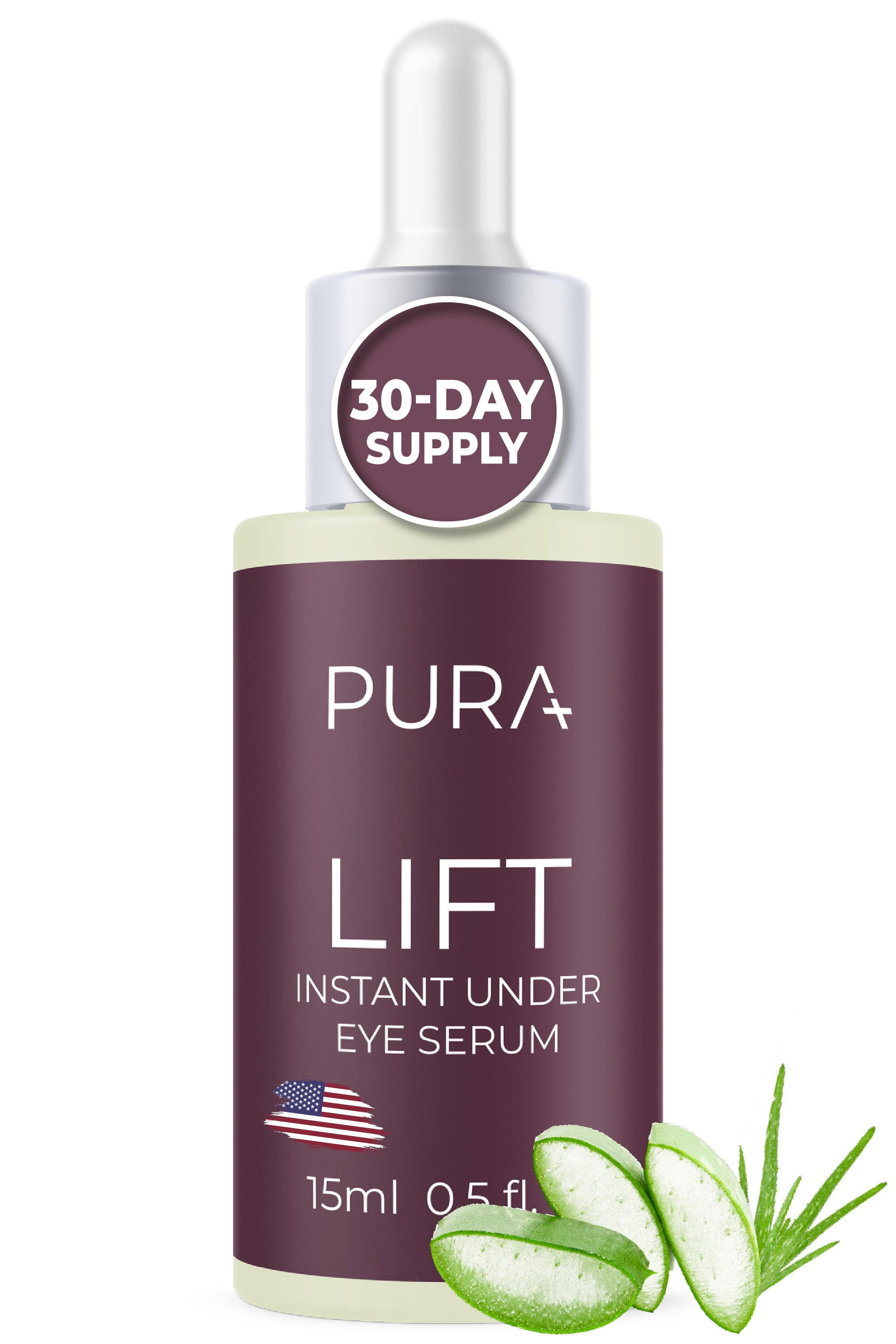 PURA Lift Instant Under Eye Serum Advanced Dark Circle Reducer, Anti