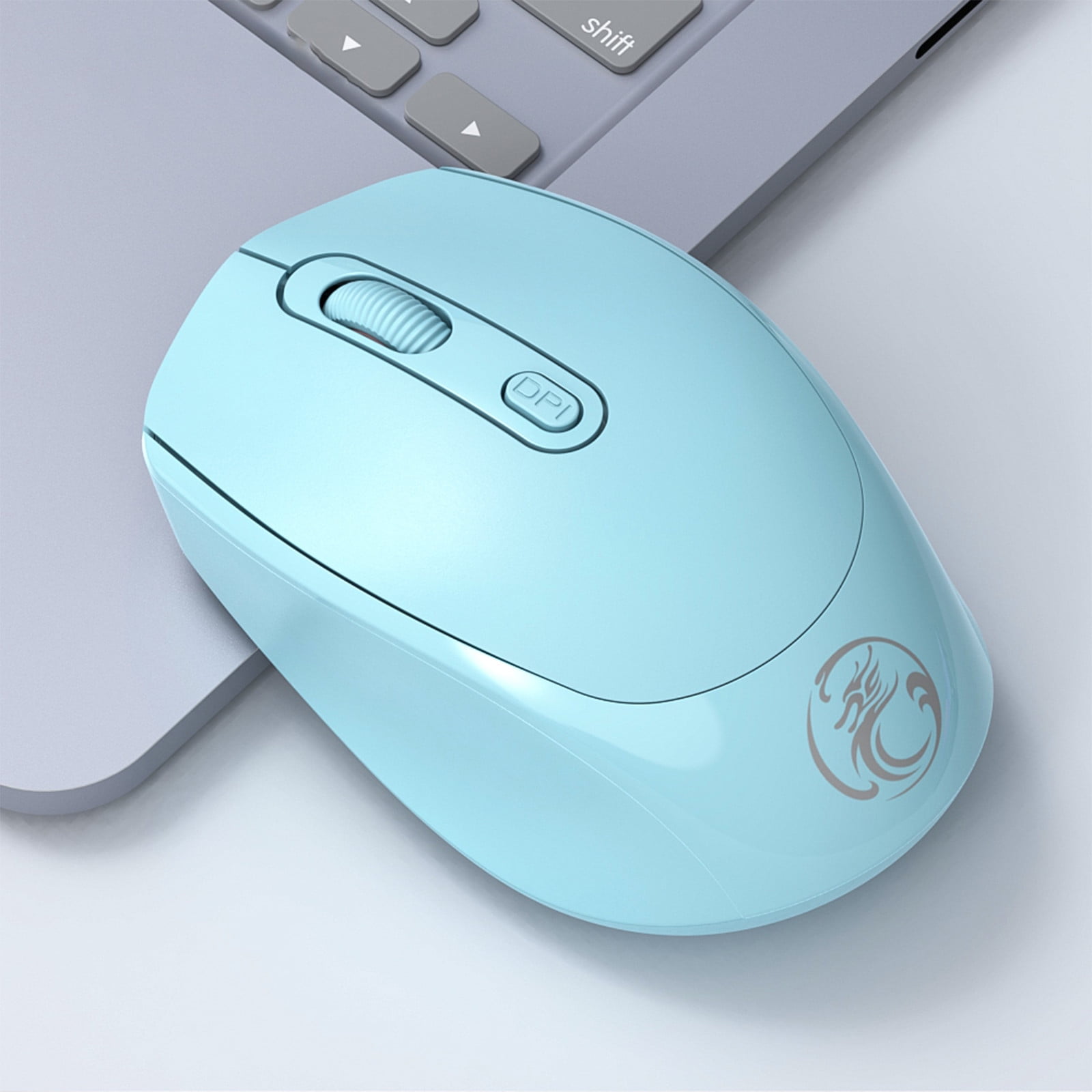 PURCOLT Bluetooth Mouse（Bluetooth 5.1+USB）2.4G Noiseless Wireless Mouse ...