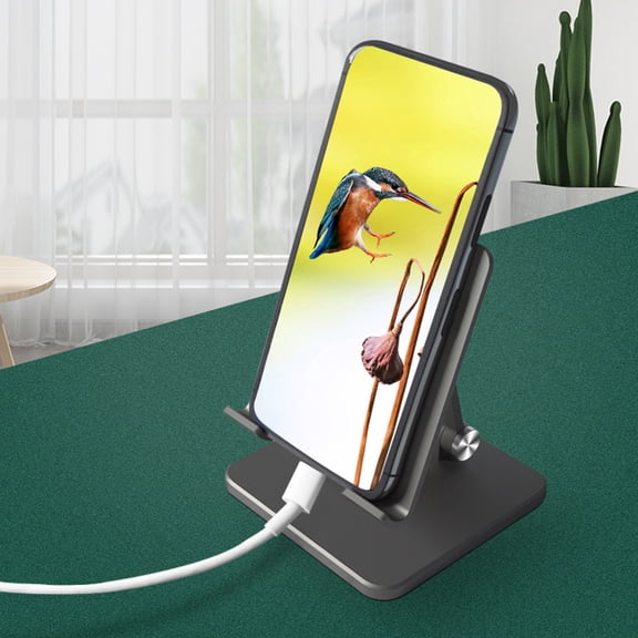 PURCOLT Foldable Phone & Tablet Stand Adjust-able Aluminum Portable Stand Holder For Desk Foldable Dock Heavy Duty Metal Base on Clearance
