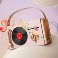 thumbnail image 1 of PURCOLT Retro Bluetooth Stereo Portable Outdoor Home Stereo Classical Portable Plug-in U Disk Stereo Up to 65% off, 1 of 9