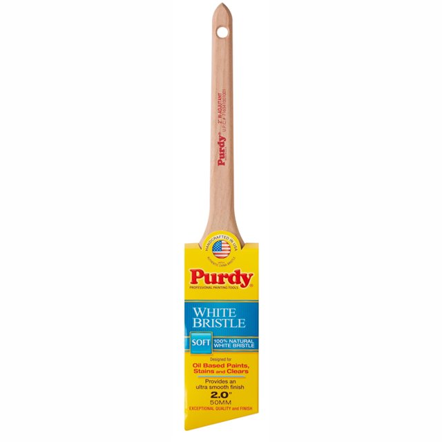 PURDY 144024420 2" White Bristle Adjutant™ Angle Sash Paint Brush