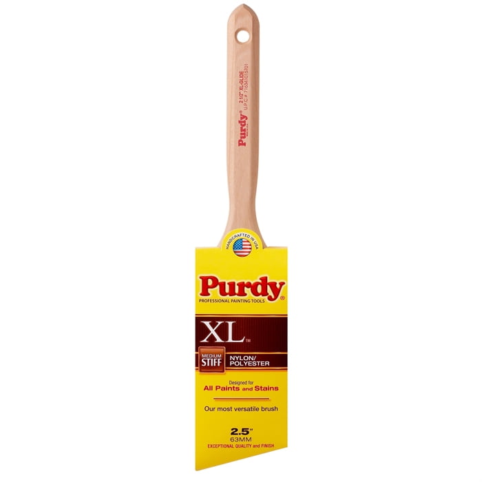 Purdy XL Glide Nylon-Polyester Blend Angle 2.5-in Paint Brush Purdy XL Glide Nylon-Polyester Blend Angle 2.5-in Paint Brush
