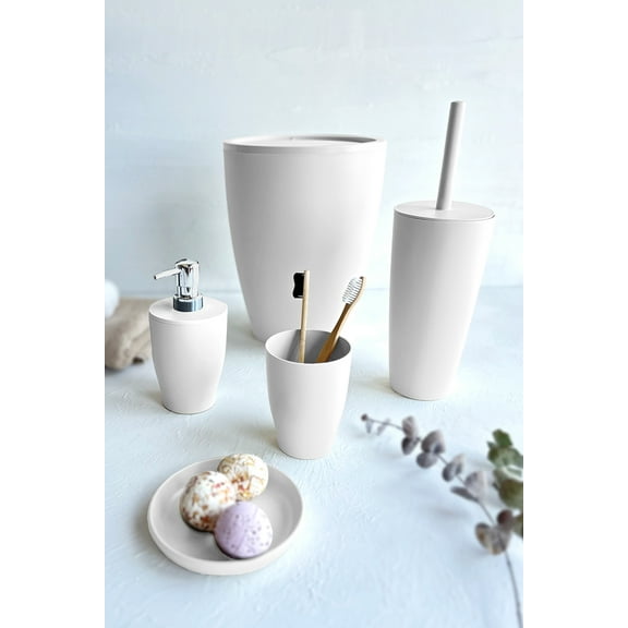 PURE 5 PIECES BATHROOM SET- BEIGE