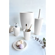 PURE 5 PIECES BATHROOM SET -WHITE