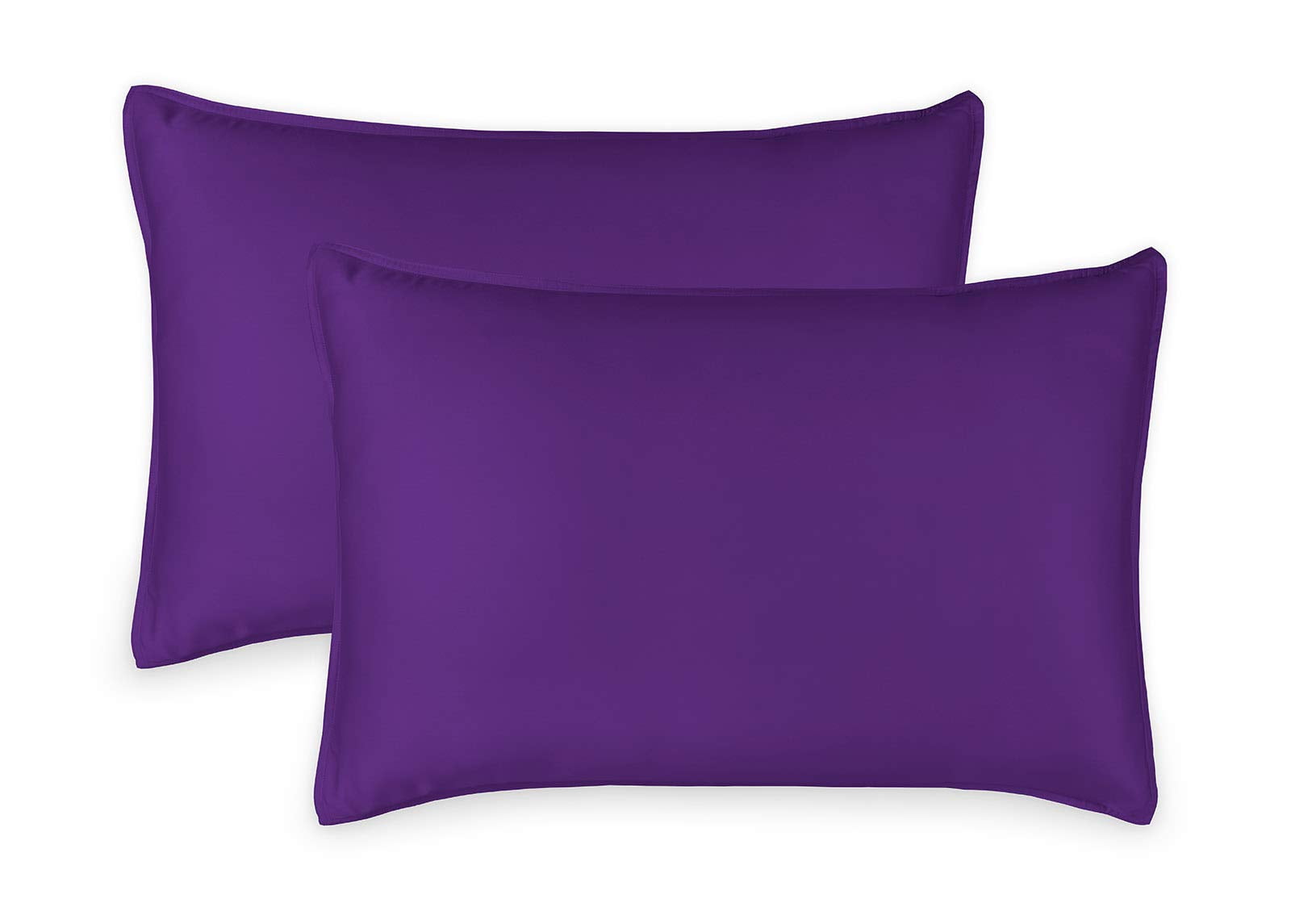 King Purple Organic Cotton Pillowcases with Envelope Closure