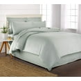 thumbnail image 1 of PURE BAMBOO King Size Duvet Cover Set - 100% Organic Bamboo, Luxuriously Soft and Cooling - 3 Piece Set - 1 King Button Closure Duvet Cover with Ties, 2 Pillowcases (King, Sea Glass), 1 of 4