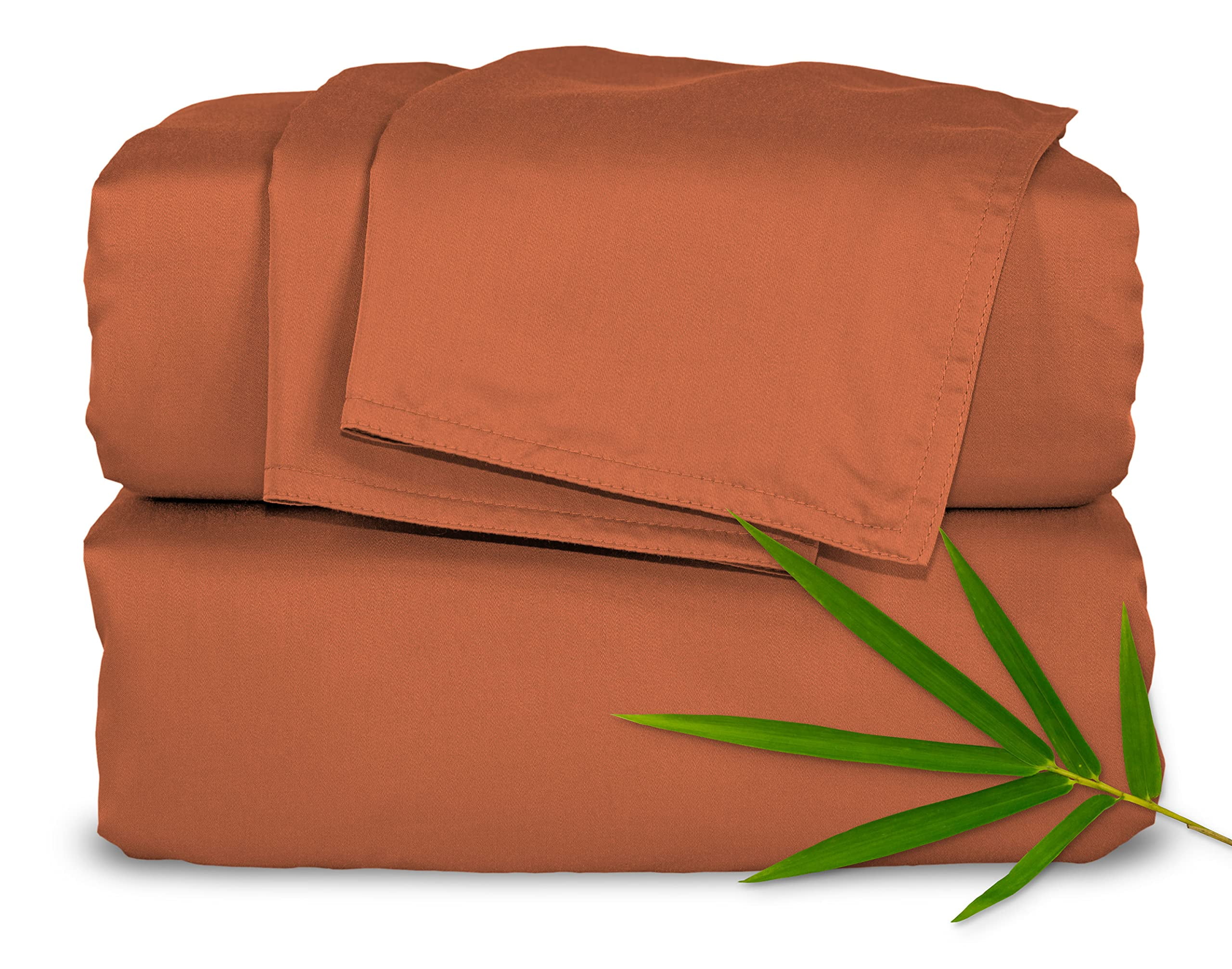 PURE BAMBOO King Size Sheets, 4 Piece, 100 Organic, Soft, Cooling, Deep Pockets, Lifetime