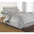 thumbnail image 1 of PURE BAMBOO Twin Size Duvet Cover Set - 100% Organic Bamboo, Luxuriously Soft and Cooling - 2 Piece Set - 1 Twin Button Closure Duvet Cover with Ties, 1 Pillowcase (Twin, Silver Pearl), 1 of 3