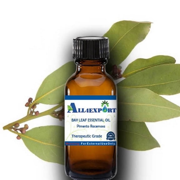 PURE BAY LEAF ESSENTIAL OIL Pimento Racemosa THERAPEUTIC NATURAL ESSENTIAL OIL