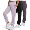 thumbnail image 1 of PURE CHAMP Girls Sweatpants 3 Pack Fleece Joggers, Teen Athletic Pants with Zipper Pockets 4-16, 1 of 6