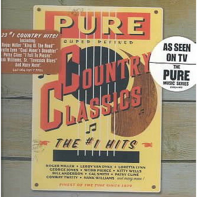 PURE COUNTRY CLASSICS NUMBER 1 HITS (CD) - Walmart.com