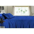 thumbnail image 1 of PURE DREAMS BEDDING-Hotel Luxury Sheet Set 4 Piece-100% Egyptian Cotton, 300 TC, Fits up to 18" Deep Pocket-Royal Blue Stripe, Twin Size, 1 of 6