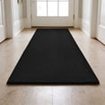 thumbnail image 1 of PURE ERA 2'x6' Runner Rug Hallway Plush Soft Rug Mat Self Adhesive Backing Reusable 24 in.x72 in.Black, 1 of 9