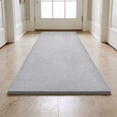 thumbnail image 1 of PURE ERA 2'x6' Runner Rug Hallway Plush Soft Rug Mat Self Adhesive Backing Reusable 24 in.x72 in.Gray, 1 of 6