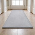 thumbnail image 1 of PURE ERA 2'x6' Runner Rug Hallway Plush Soft Rug Mat Self Adhesive Backing Reusable 24 in.x72 in.Gray, 1 of 7