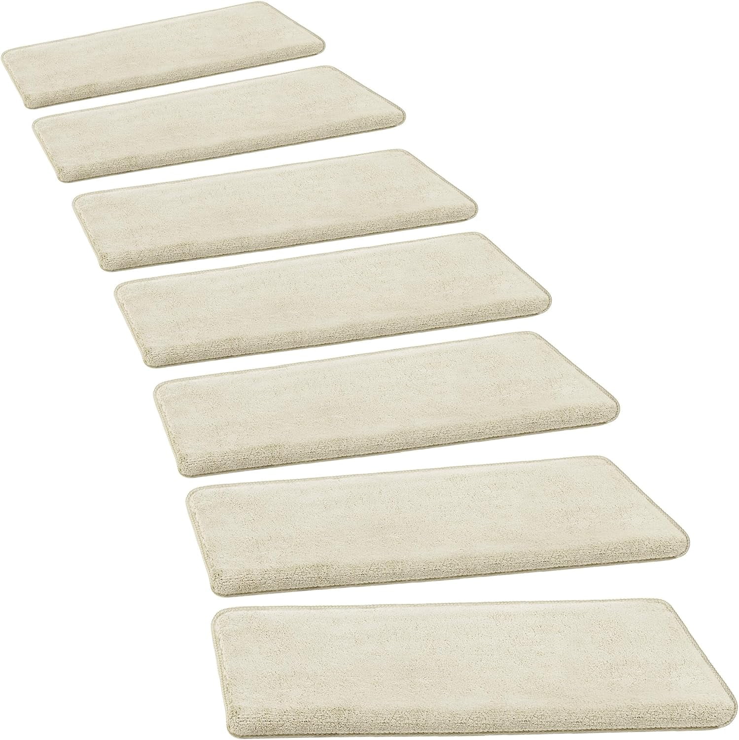 PURE ERA Bullnose Soft Plush Carpet Stair Tread NonSlip Self Adhesive Skid Resistant Tape Free