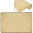 thumbnail image 1 of PURE ERA Hotel Style Cotton Blend Solid Bath Rug Khaki 2' X 3', 1 of 7
