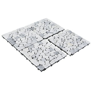 Yaheetech Pack Of 27 Fir Wood Flooring Tiles Interlocking Wood