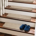 thumbnail image 1 of PURE ERA Plush Carpet Stair Treads Cover Stair Steps Rugs Non-Slip Mat Self Adhesive 8" X 30"(Pack of 14,Taupe Gray), 1 of 10