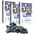 thumbnail image 1 of PURE KICK Hydration On the Go Drink Mix Concord Grapes Powdered Water Enhancer Sugarand Guilt Free for Home Office Gym Running Indoor Outdoor Activities Hydrating Drinks 6ct Just Add Water Pack of 3, 1 of 7