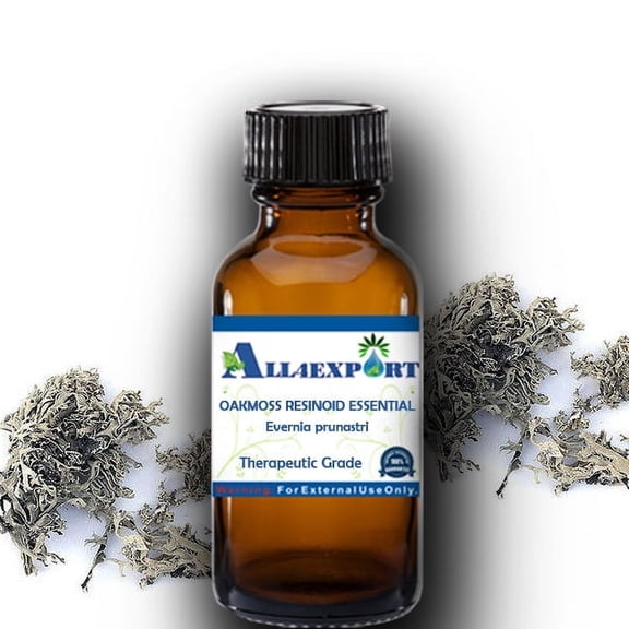 PURE OAKMOSS RESINOID ESSENTIAL OIL Evernia prunastri THERAPEUTIC NATURAL ESSENTIAL OIL