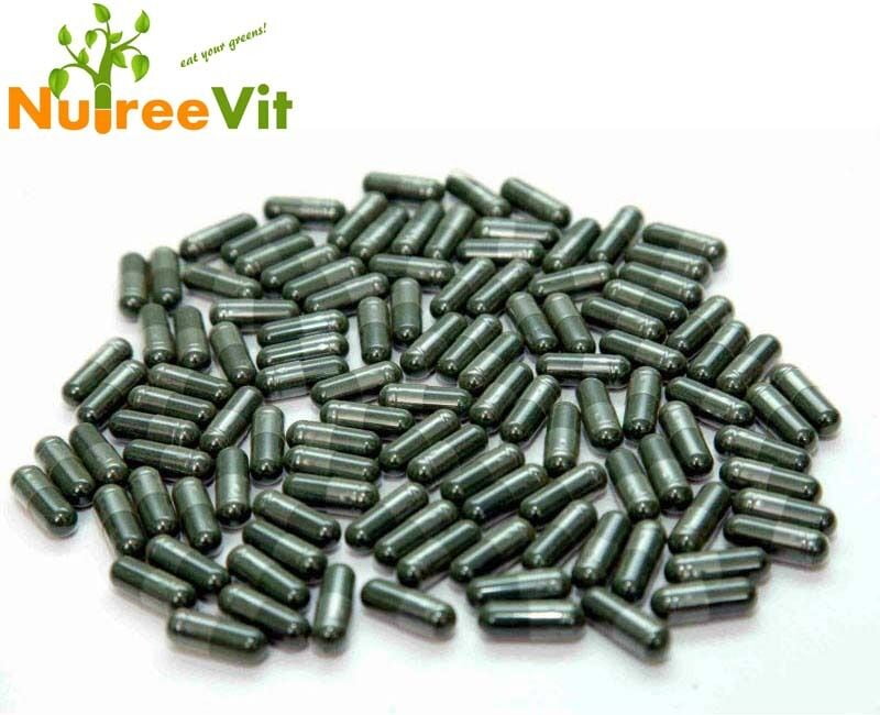 PURE ORGANIC SPIRULINA & CHLORELLA EXTRACT CAPSULES (500mg)