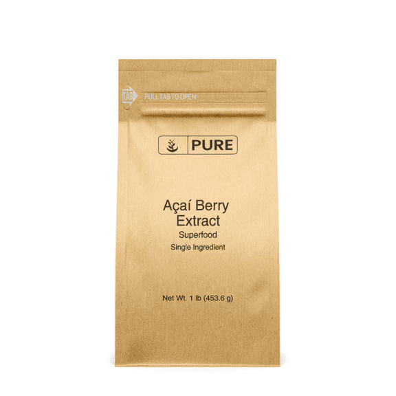 PURE ORIGINAL INGREDIENTS Acai Powder 1 lb Superfood, Vegan, Non GMO