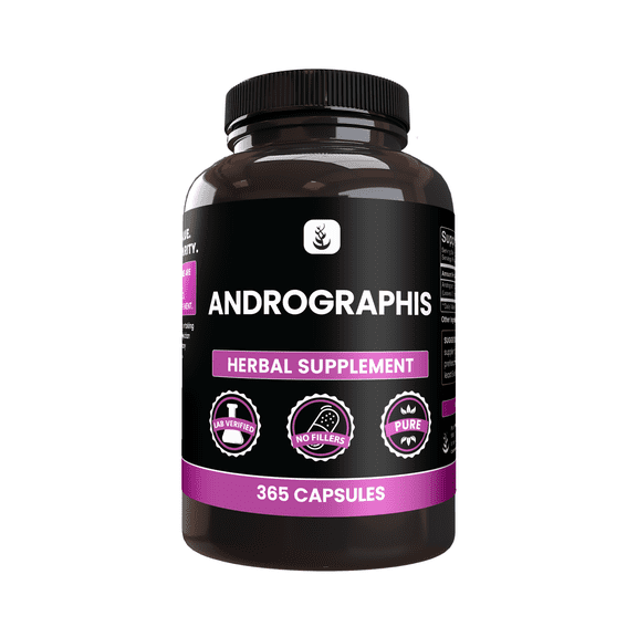 PURE ORIGINAL INGREDIENTS Andrographis Paniculata, 365 Capsules Always Pure, No Additives Or Fillers, Lab Verified