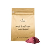PURE ORIGINAL INGREDIENTS Aronia Berry Powder 8 oz Fruit Supplement Extract, Always Pure, No Additives Or Fillers