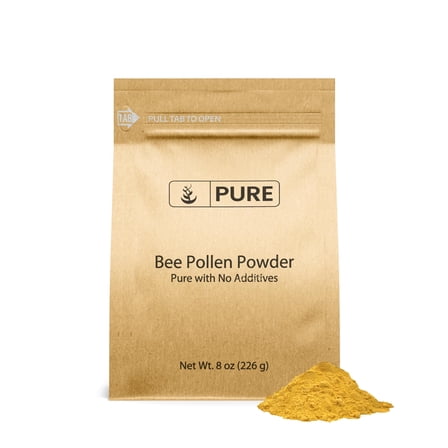 PURE ORIGINAL INGREDIENTS Bee Pollen, 8 oz, No fillers, Undiluted Supplement