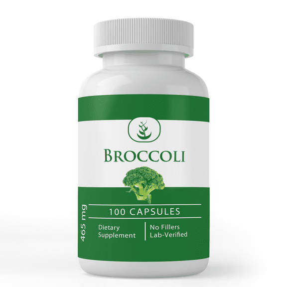 PURE ORIGINAL INGREDIENTS Broccoli Extract Capsules, 100 Capsules Always Pure, No Additives Or Fillers, Lab Verified