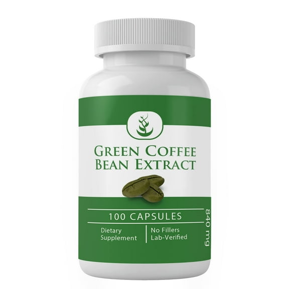 PURE ORIGINAL INGREDIENTS Green Coffee Bean Extract, 100 Capsules Always Pure, No Additives Or Fillers, Lab Verified