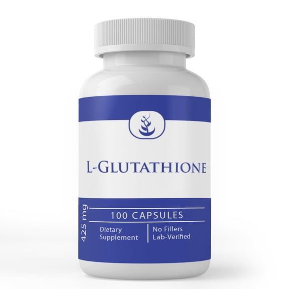 PURE ORIGINAL INGREDIENTS L-Glutathione, 100 Capsules Reduced, Always Pure, No Additives Or Fillers, Lab Verified