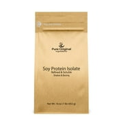 PURE ORIGINAL INGREDIENTS Soy Protein Isolate, Always Pure, No Fillers or Additives 1 Pound