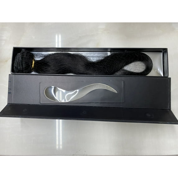 PURE REMY , 100% Human Hair 20" BLACK By Diamante secret hair 7 piece extension