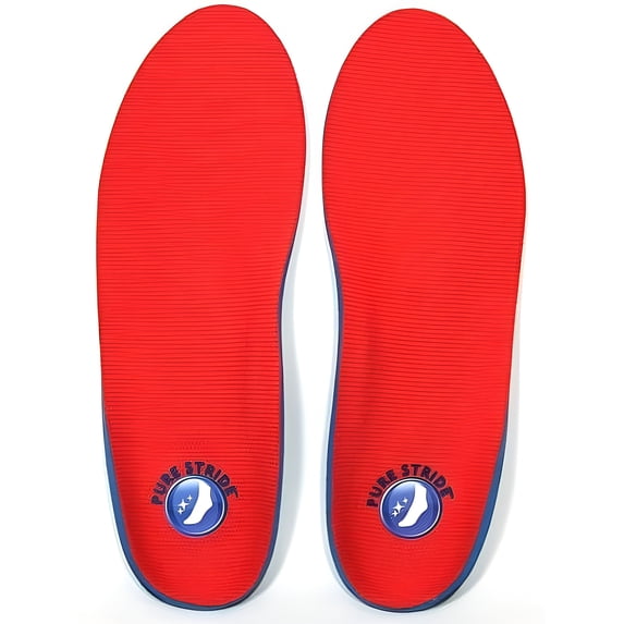 PURE STRIDE Full Length Orthotics Inserts Arch Support New All Sizes ...