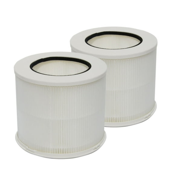 PUREBURG 12020 Replacement True HEPA Filters Compatible with Clorox 11020 11021 Tabletop Air Purifier Model:12020,2-Pack