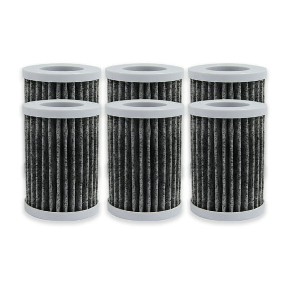 PUREBURG 6-Pack Replacement HEPA Filters Compatible with Munchkin Air Purifier, Activated carbon 2-in-1 Air Clean Dust VOCs Odor PM2.5 Smoke