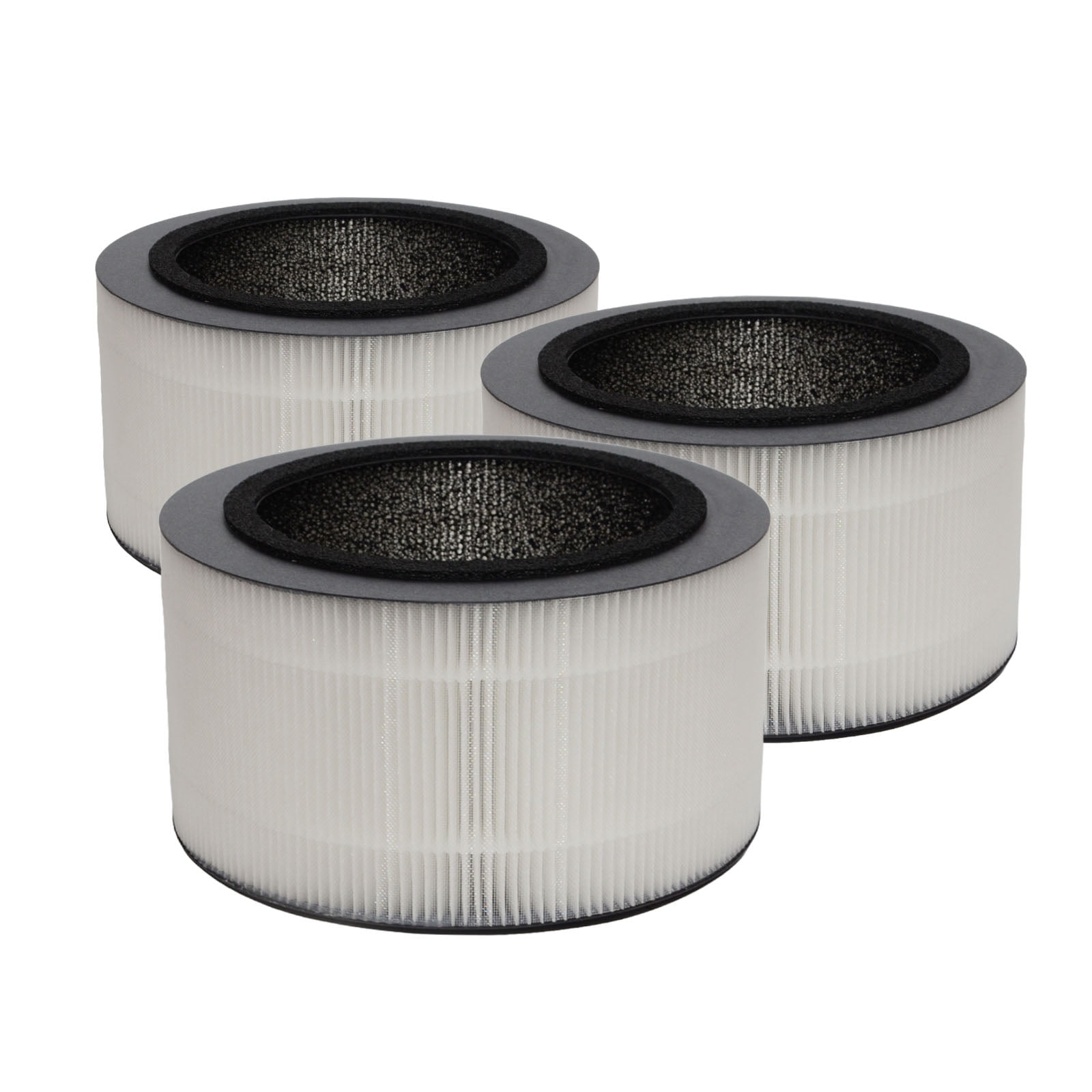 PUREBURG Replacement Filter Compatible with Bionaire  BAP9360W, BAP9260W, & 99000BAP Desktop, Mini and Sense Air PurifierAir Purifier # BAPF160 Filter K, 3-Pack H13 True HEPA 3-Stage Filtration