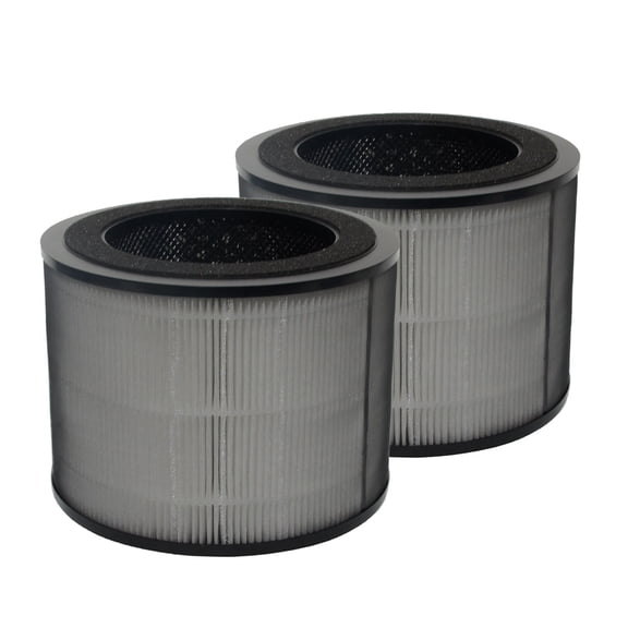 PUREBURG Replacement Filter Compatible with CUCKOO CAC-AB0610FI Air Purifiers, 2-Pack H13 True HEPA 3-Stage Filtration Air Clean VOCs Odor
