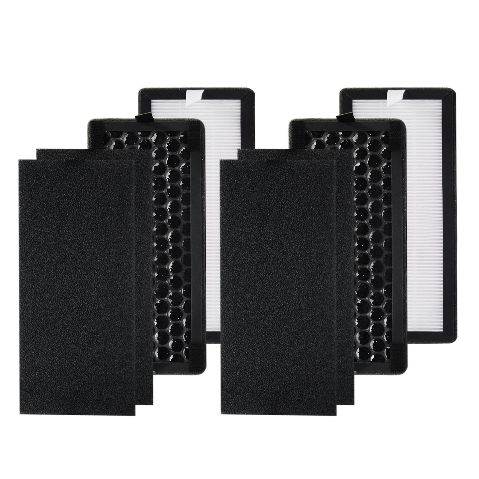 PUREBURG Replacement HEPA Filter Set Compatible with Lasko HF11200 Desktop Air Purifier, Part YY11200 & Sejoy Air Purifier AP-2202-UL Air Purifier
