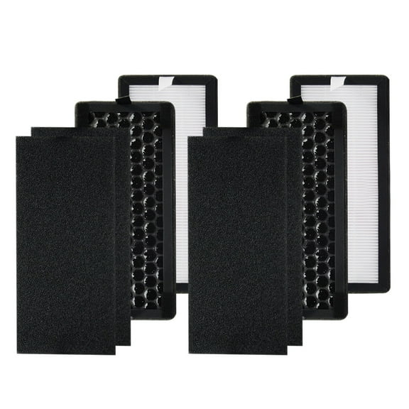 PUREBURG Replacement HEPA Filter Set Compatible with Lasko HF11200 Desktop Air Purifier, Part YY11200 & Sejoy Air Purifier AP-2202-UL Air Purifier