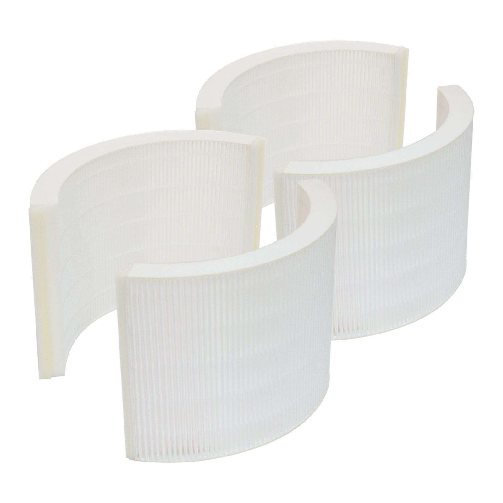 PUREBURG Replacement True HEPA Filter Compatible with Crane EE-7002AIR Air Purfier HS-1941,2-Pack (4 Filters) H13 Air Clean Dust