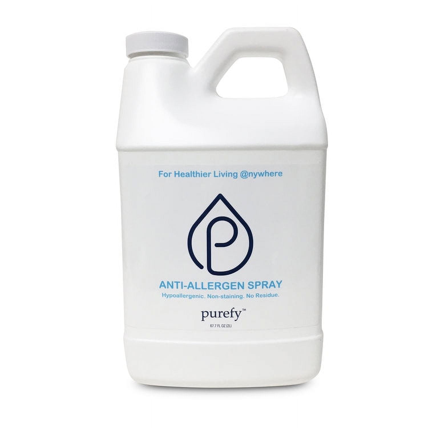 PUREFY AntiAllergen Spray (68oz Refill), Hypoallergenic. Eliminate