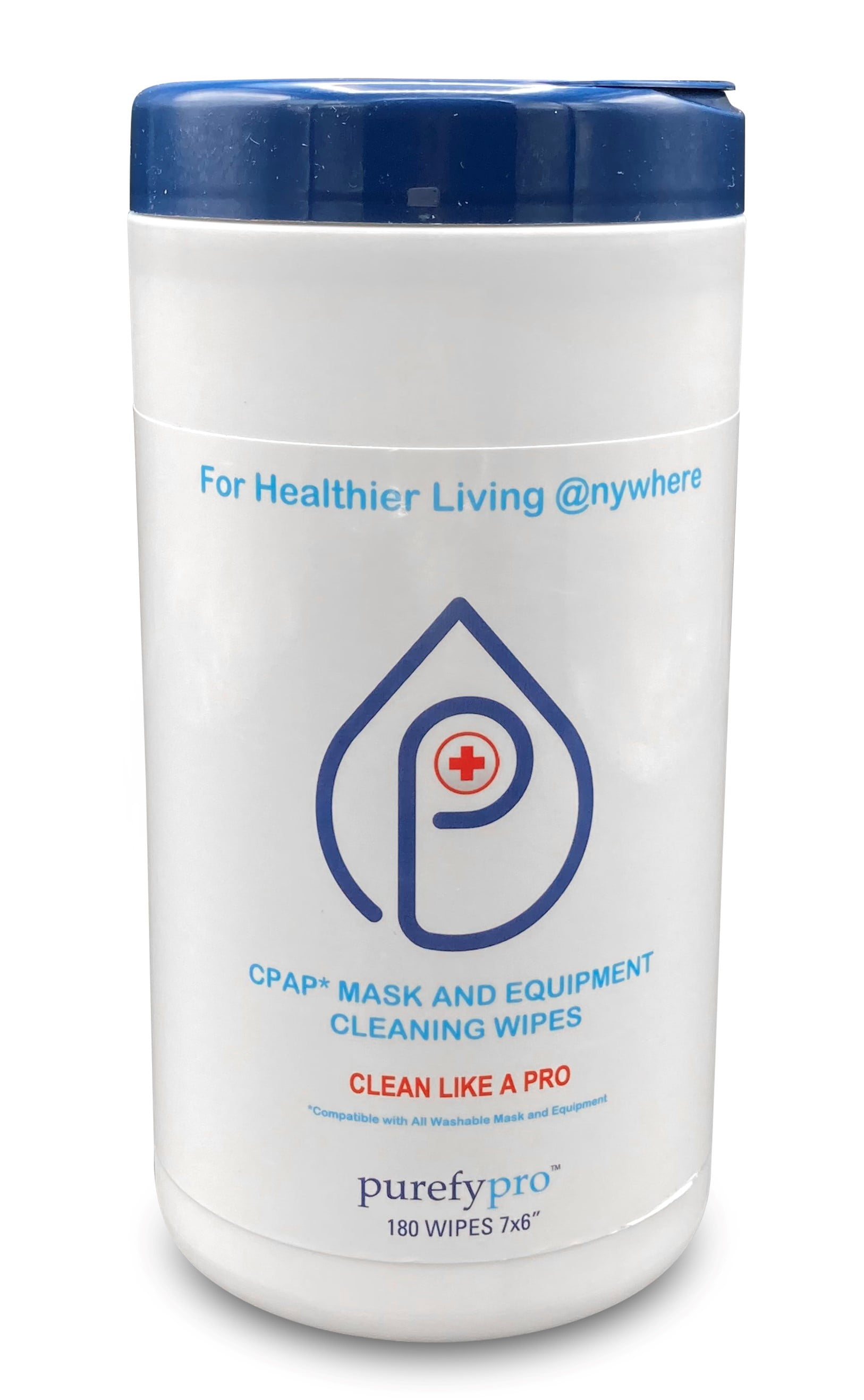 PUREFY CPAP Mask and Equipment Cleaning Wipe. Hypochlorous Technology. No Rinse. No Residue
